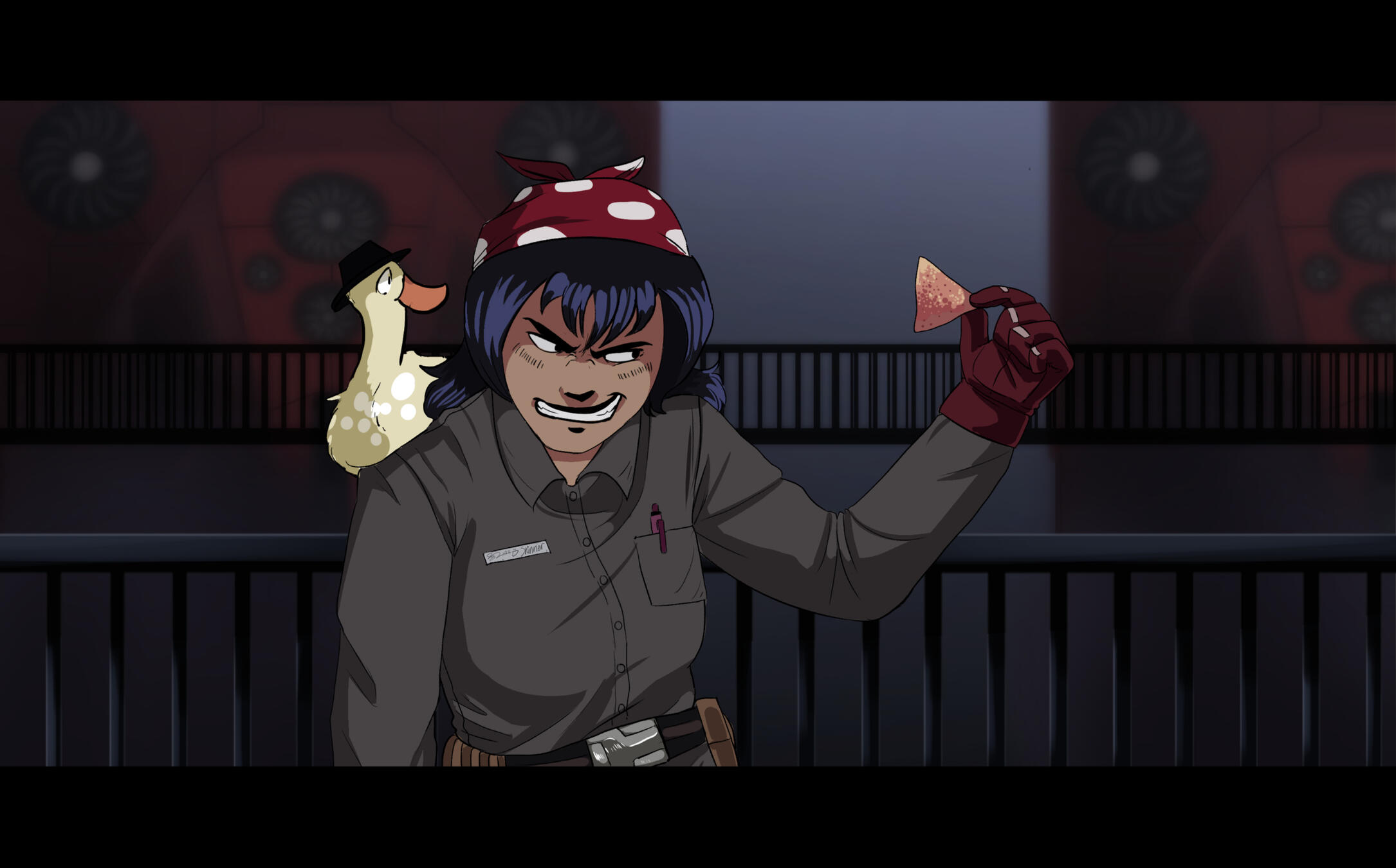 Fake Anime Screenshot (my character)